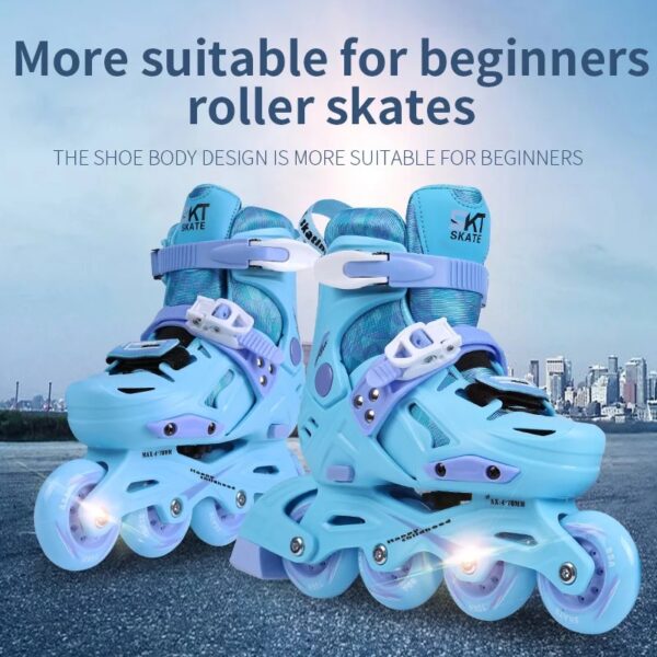 Kids In-line Roller Skates BLUE - Image 2