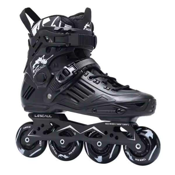 Professional In-line Roller Skates BLACK