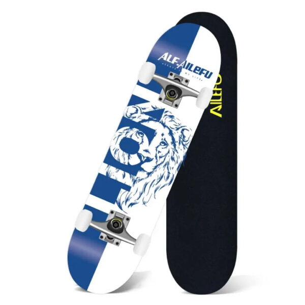 Skateboard Lion BLUE