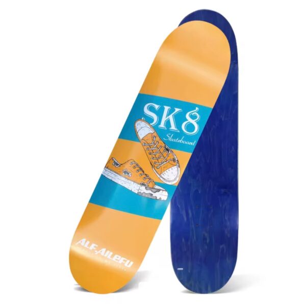 Skateboard Sk8 Yellow