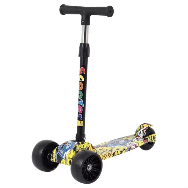 Kids Kick Scooter Yellow