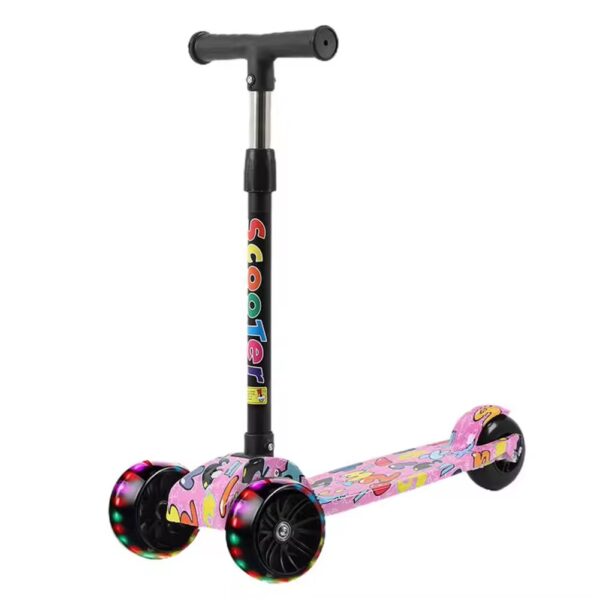 Kids Kick Scooter Pink