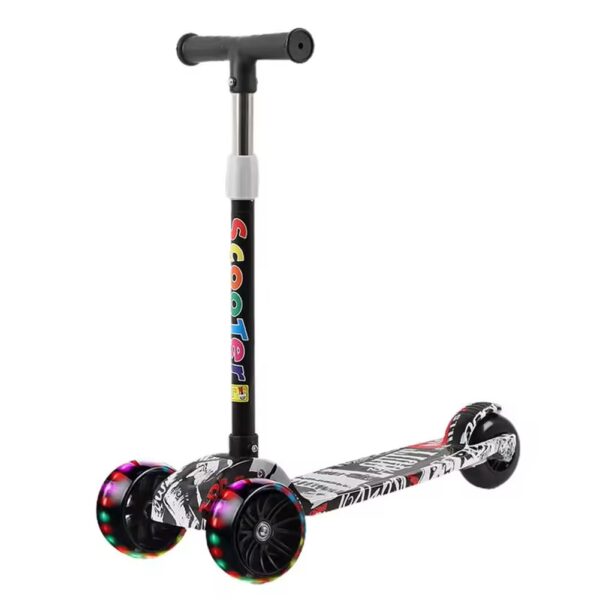 Kids Kick Scooter Black